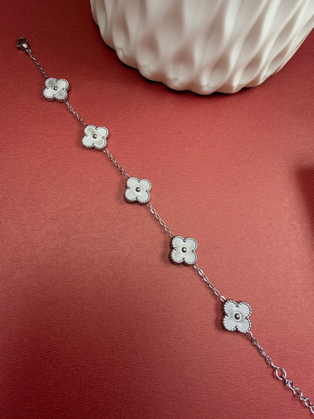 Trebol Bracelet Silver