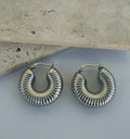 Chunky Sylver Hoops