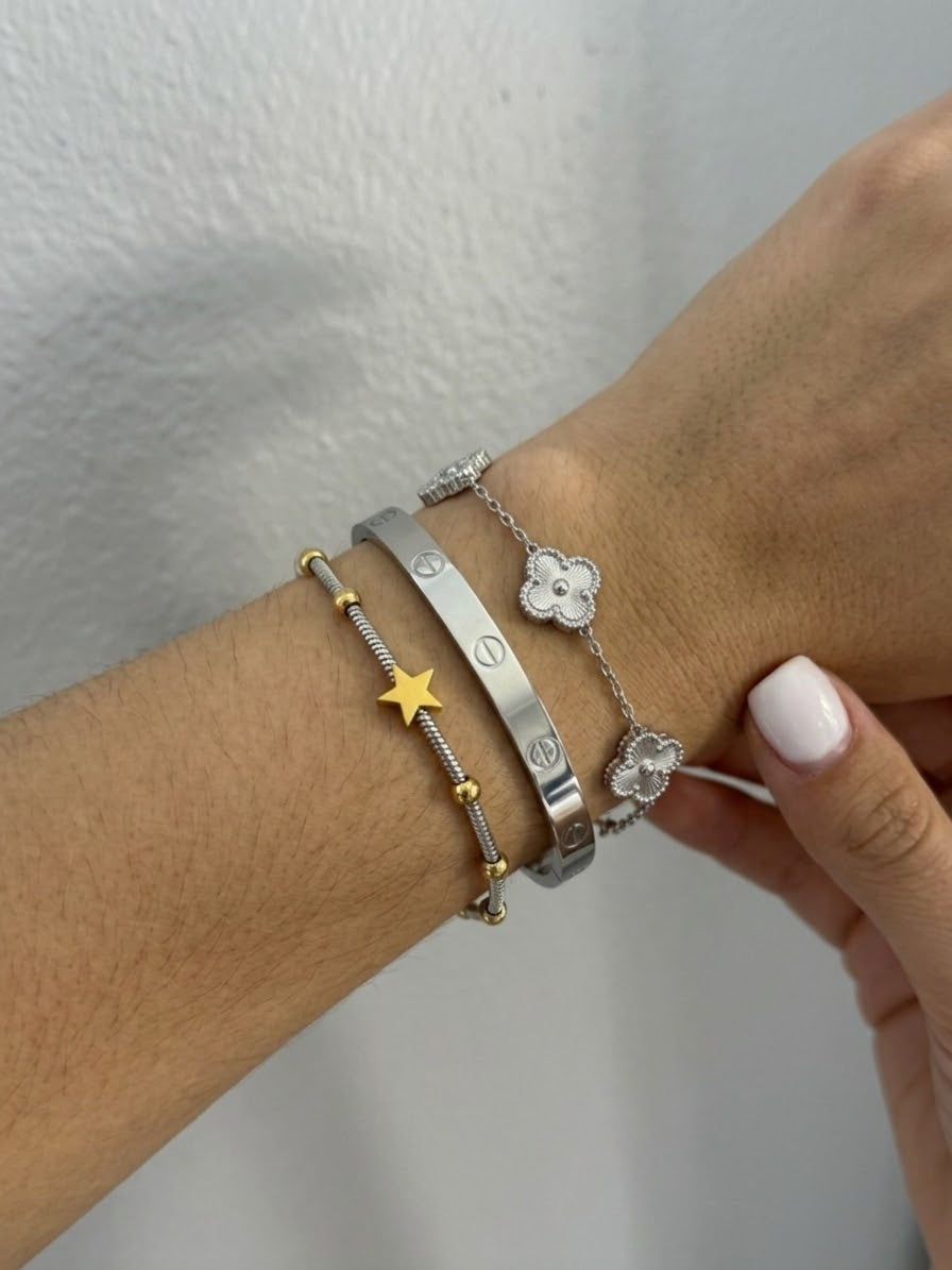 Carti Bangle Silver