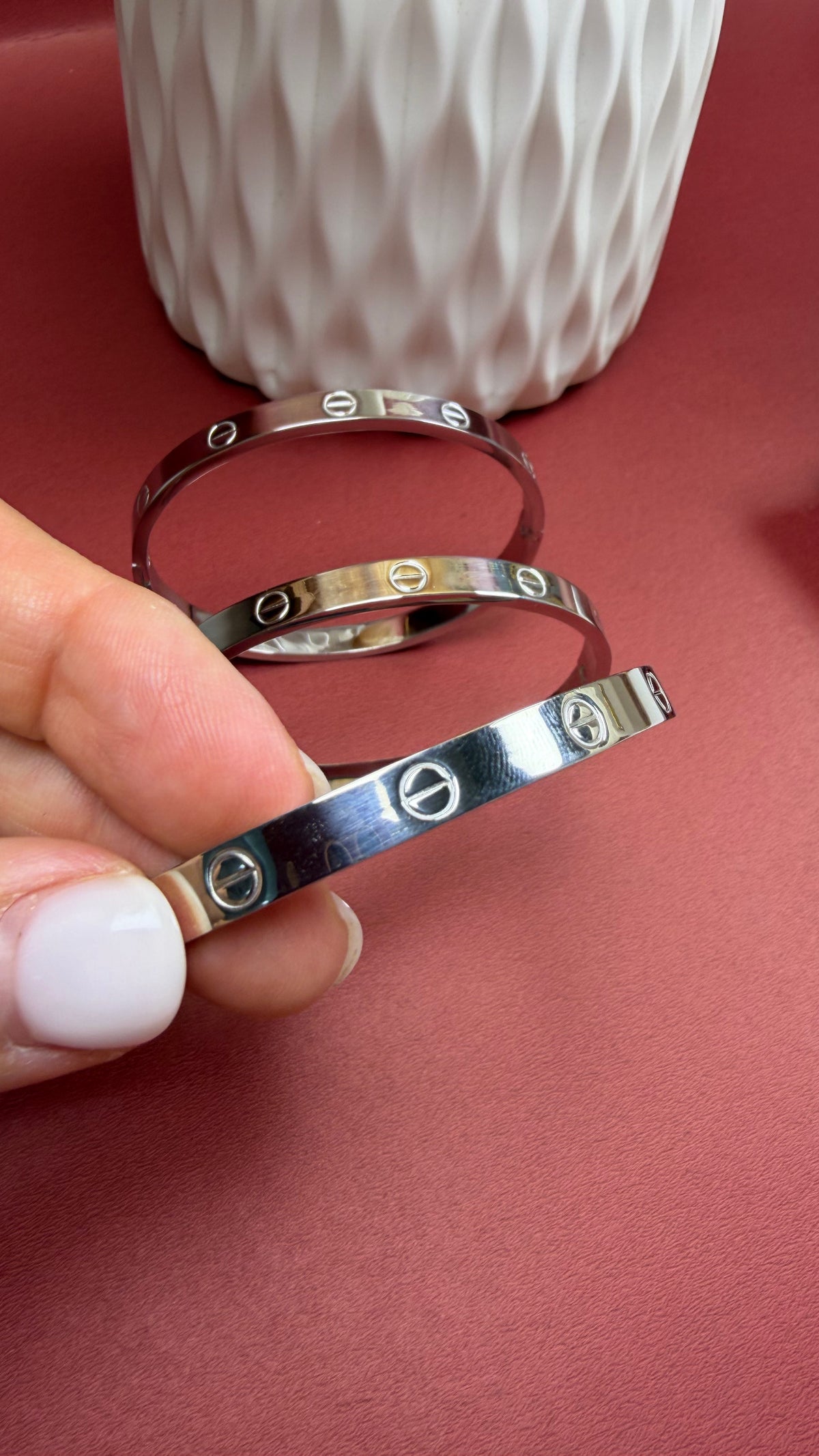 Carti Bangle Silver
