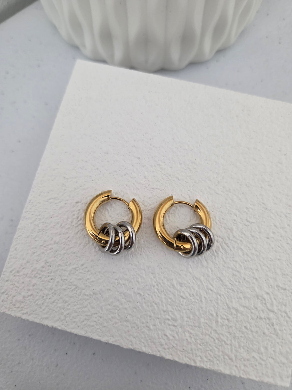 Hoops doble tono