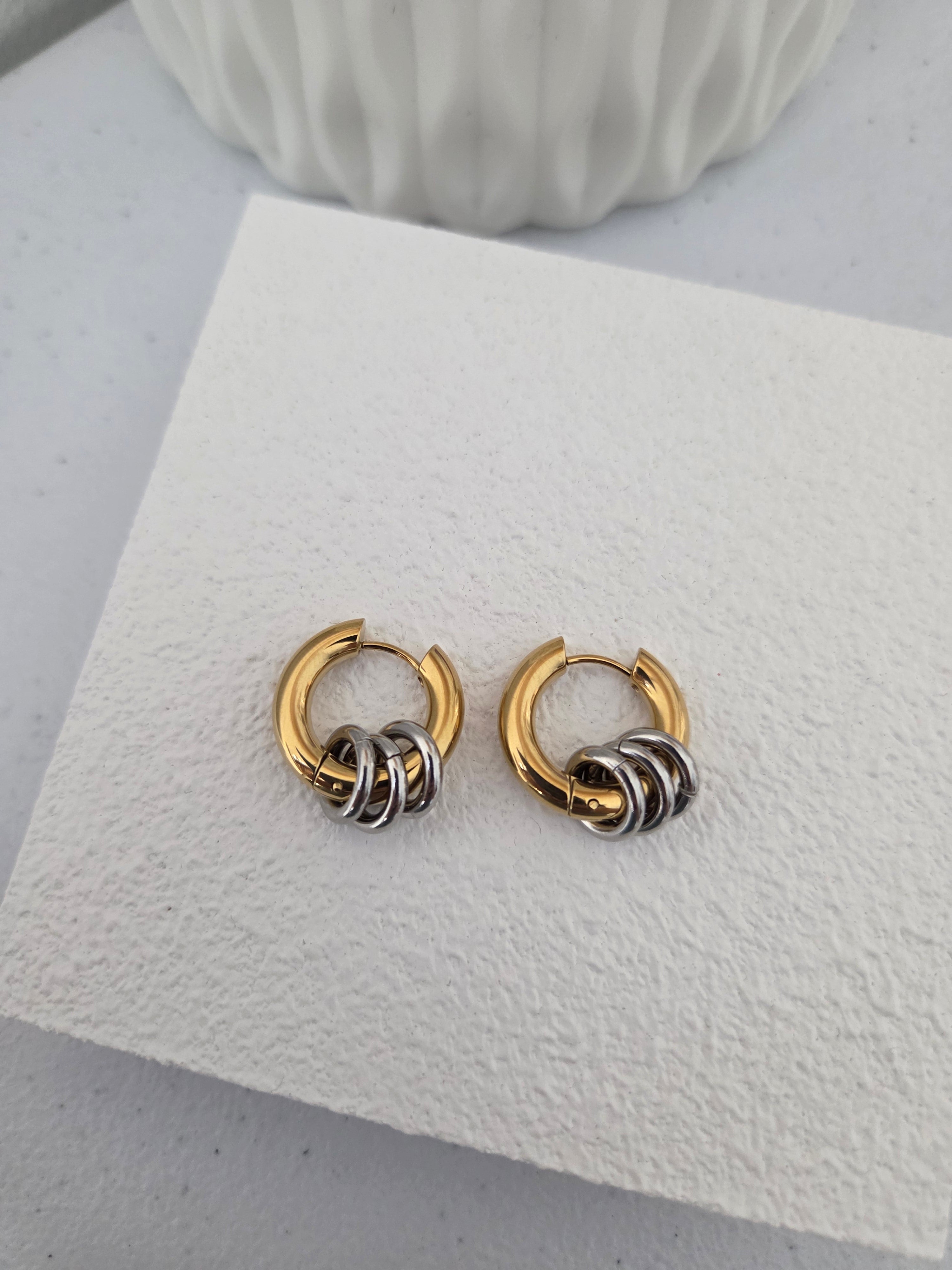 Hoops doble tono